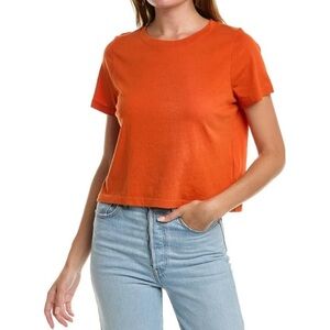 Madewell Orange Boxy Tee